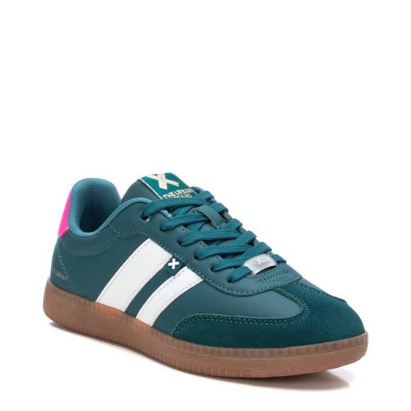 NEW XTI women's casual sneakers in green - Picture 2 of 5